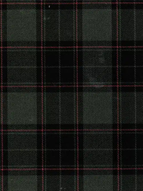 Dog Collar - Thomson Black Tartan - BOWZOS