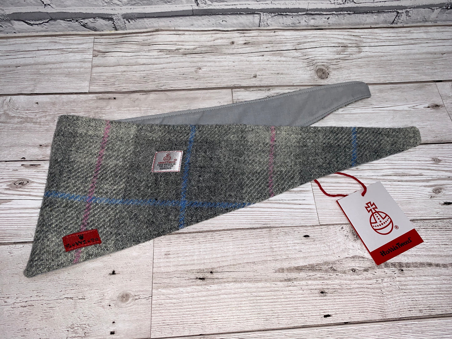 (Kyle) Scruffneck - Baby Grey Check - BOWZOS