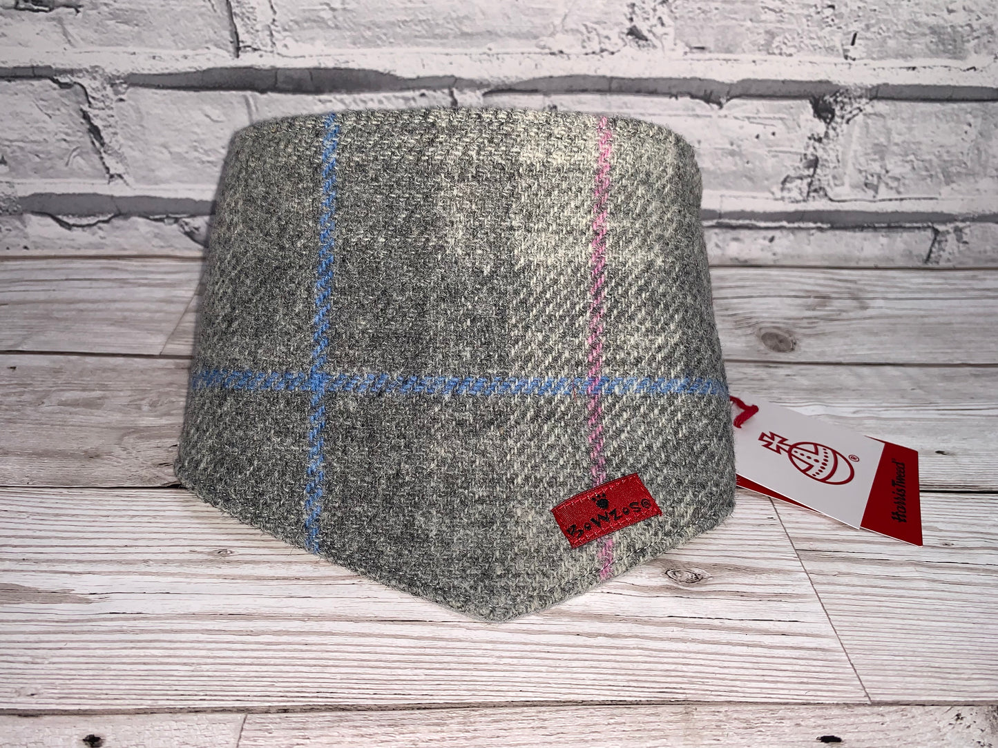 (Kyle) Scruffneck - Baby Grey Check - BOWZOS