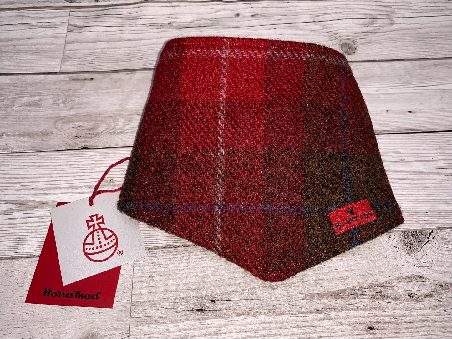 (Blair) Scruffneck - Red/Brown Check - BOWZOS
