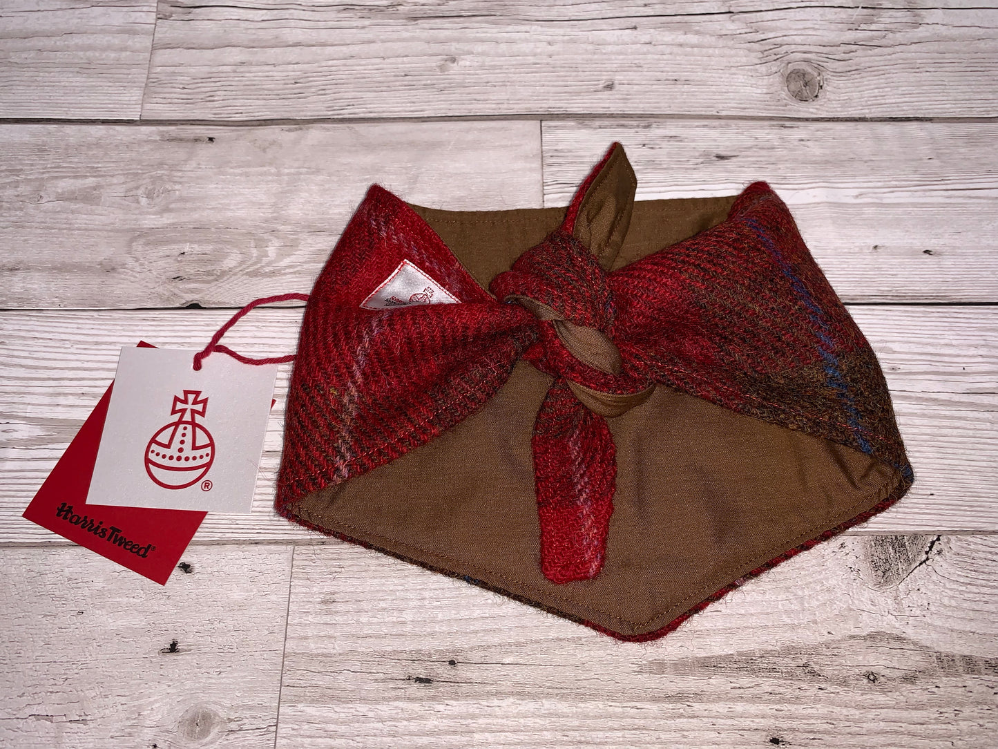 (Blair) Scruffneck - Red/Brown Check - BOWZOS