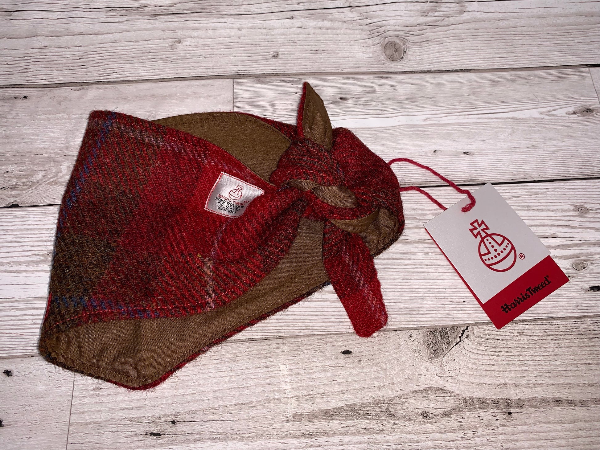 (Blair) Scruffneck - Red/Brown Check - BOWZOS