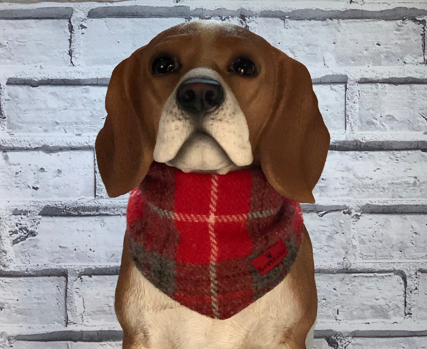 (Brodie) Scruffneck - Red/Grey Check - BOWZOS