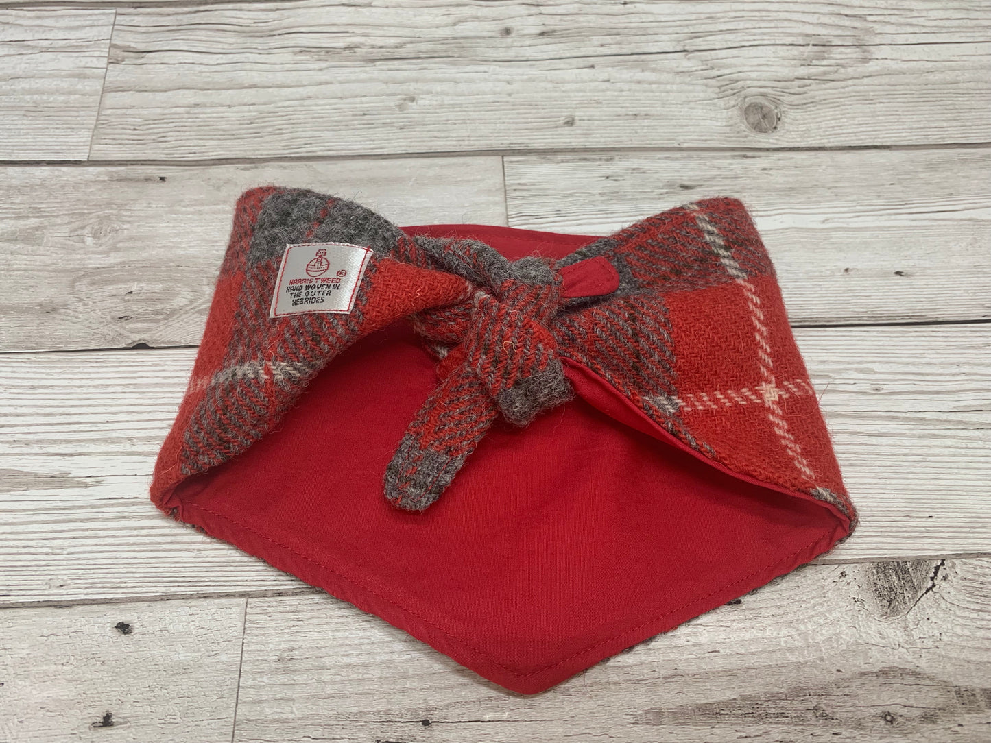 (Brodie) Scruffneck - Red/Grey Check - BOWZOS