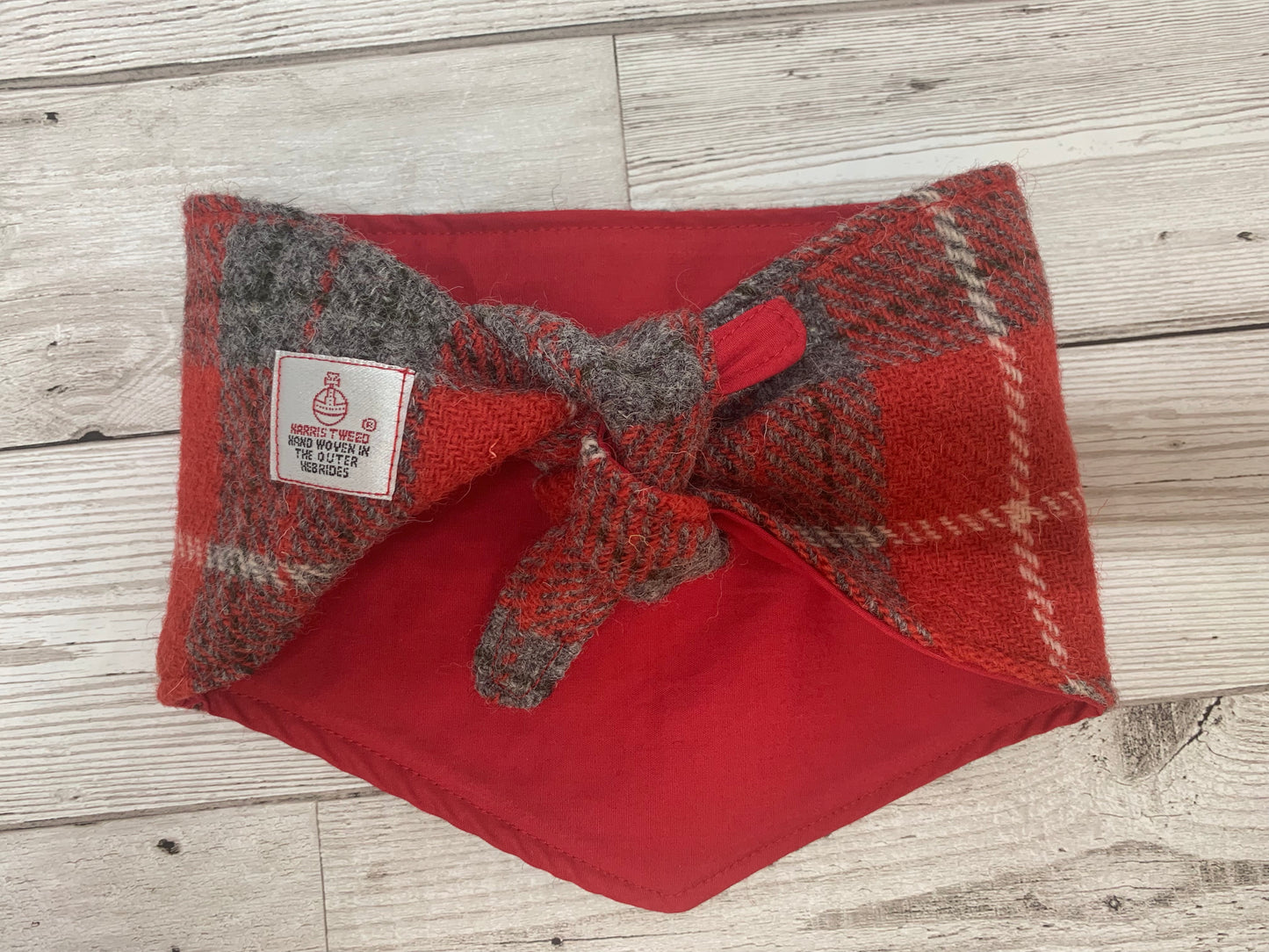 (Brodie) Scruffneck - Red/Grey Check - BOWZOS