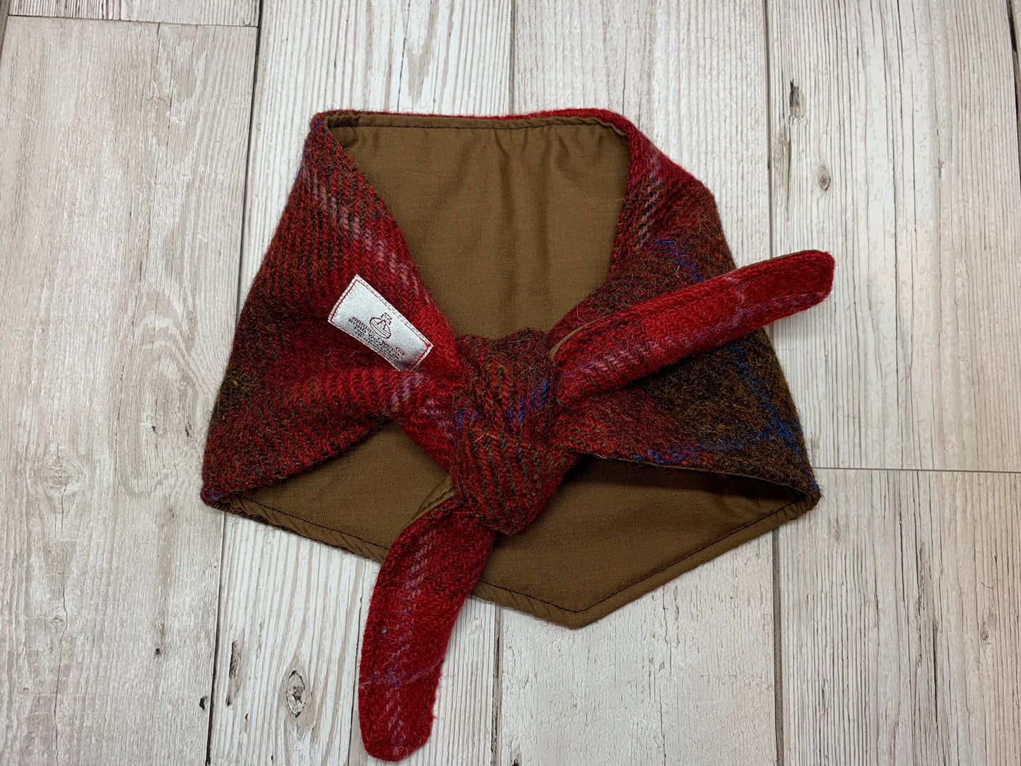 (Blair) Scruffneck - Red/Brown Check - BOWZOS