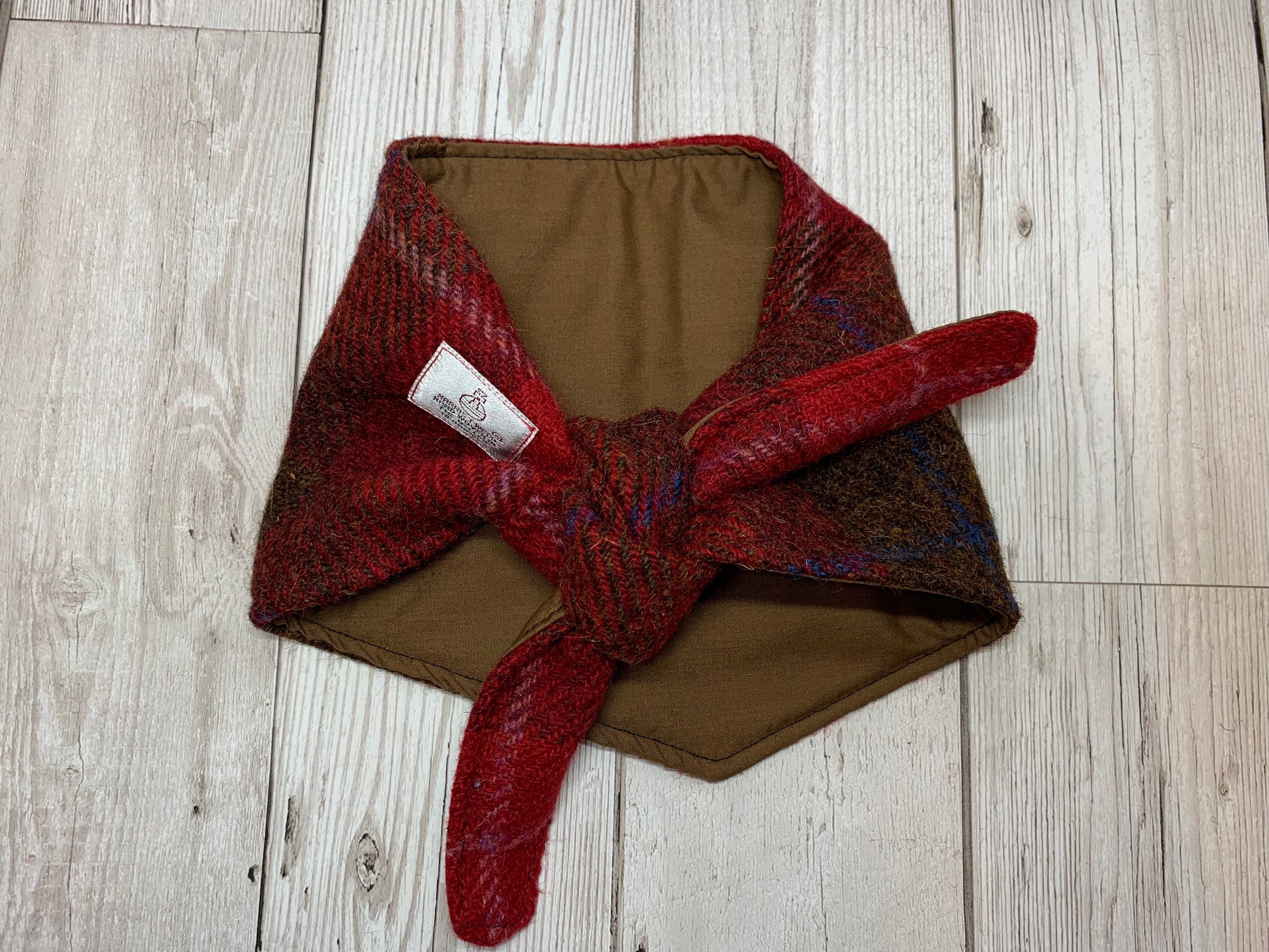 (Blair) Scruffneck - Red/Brown Check - BOWZOS