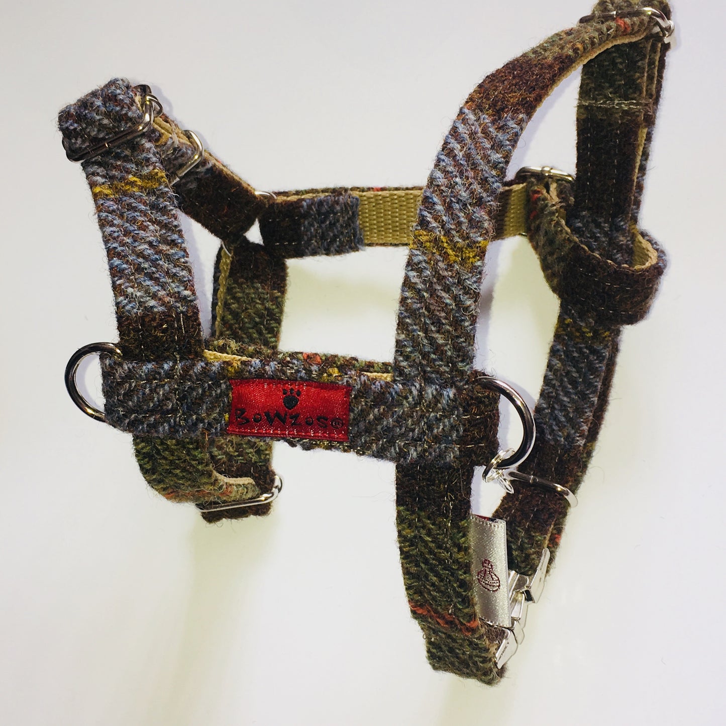 (MacLeod) Harris Tweed Harness - MacLeod Tartan - BOWZOS