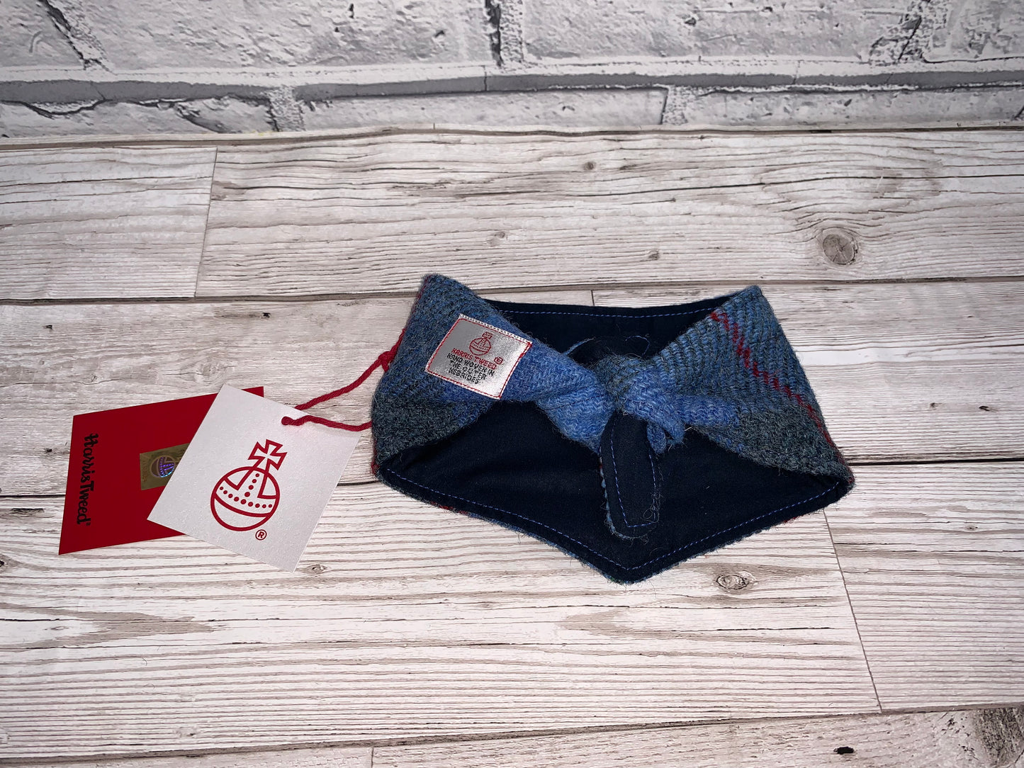 (Skye) Scruffneck - Blue/Grey Check - BOWZOS