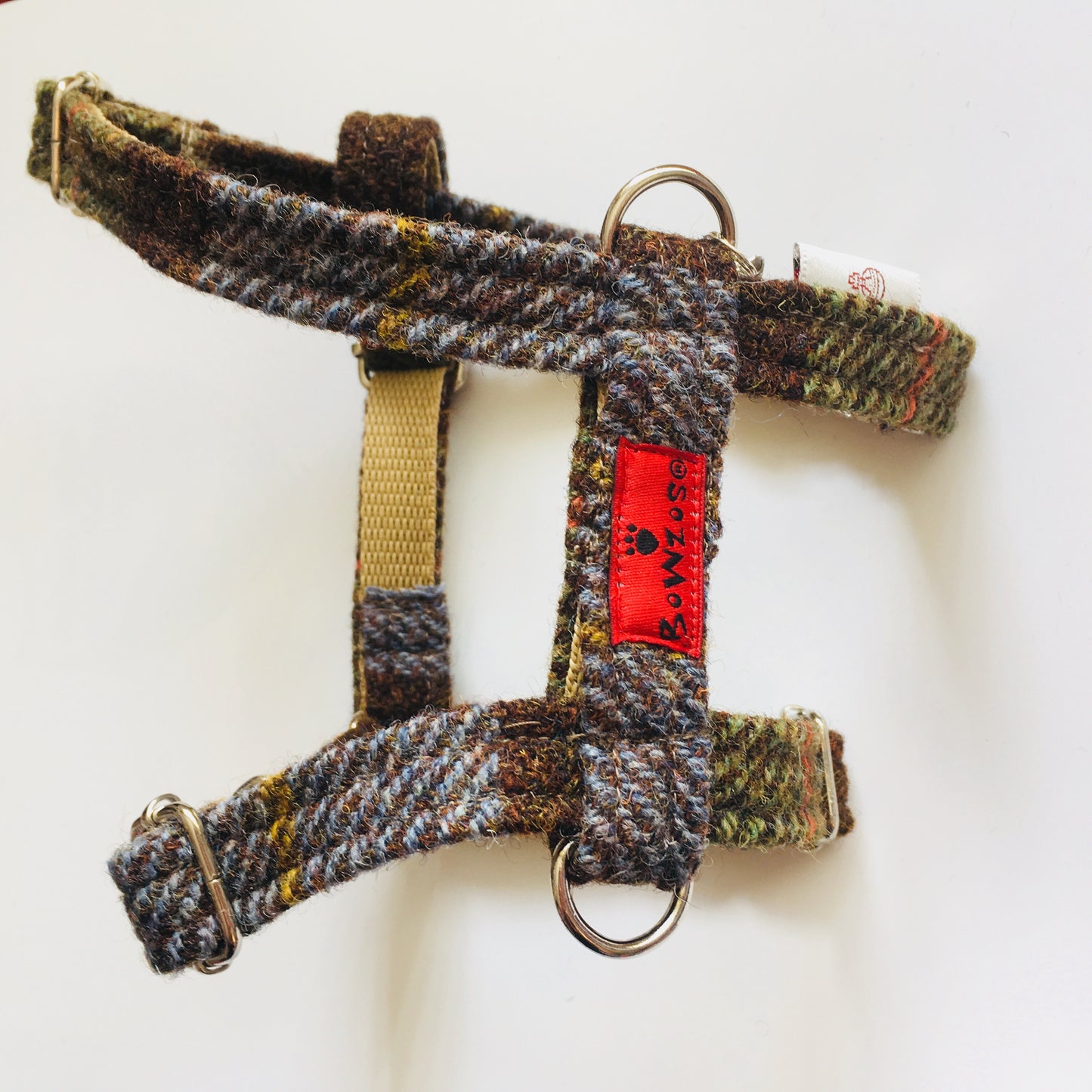(MacLeod) Harris Tweed Harness - MacLeod Tartan - BOWZOS