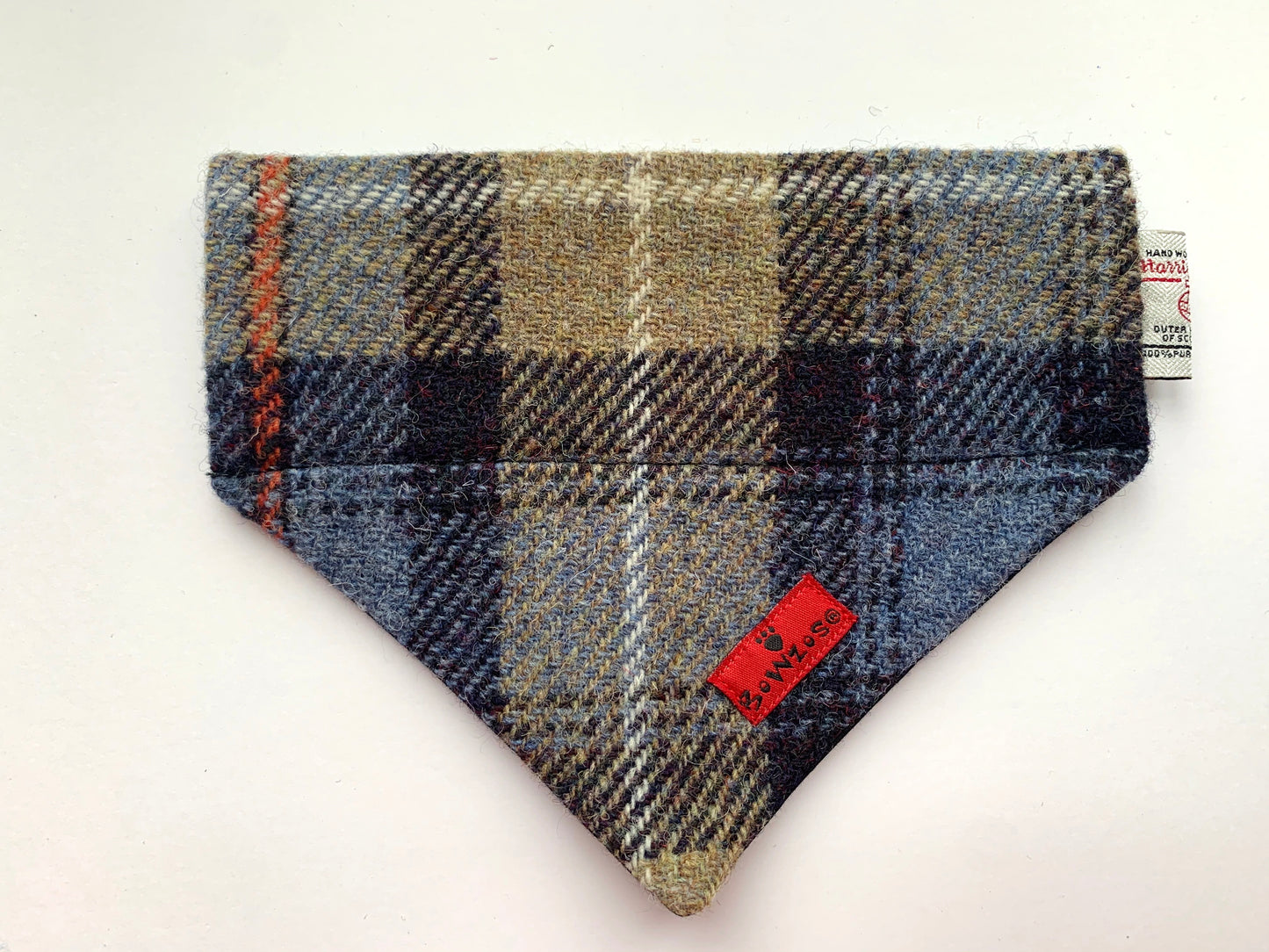 (MacKenzie Tartan) Bowzos Harris Tweed® Bandana