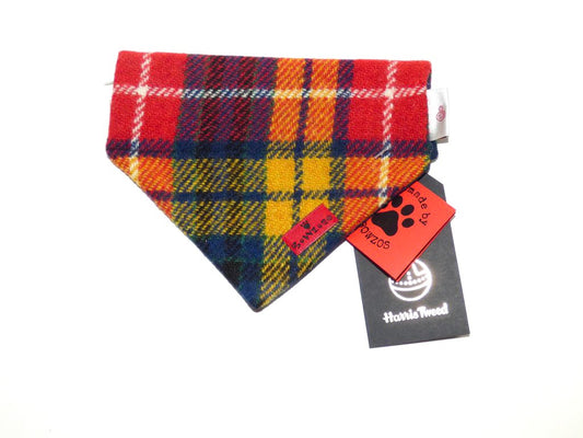 (Bute) Bowzos Harris Tweed Bandana - Tartan - BOWZOS