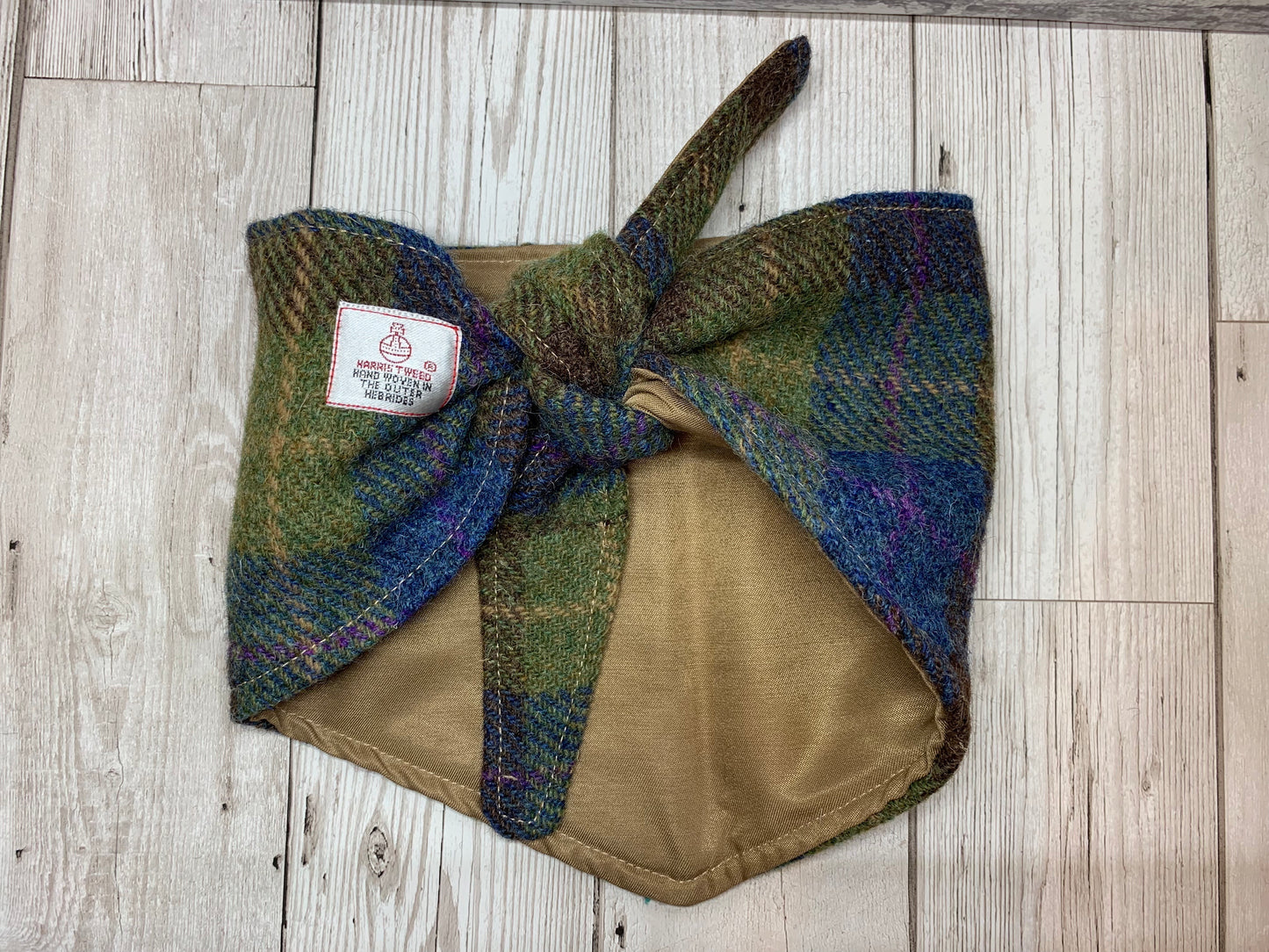 (Inverary) Scruffneck - Khaki/Blue Check - BOWZOS