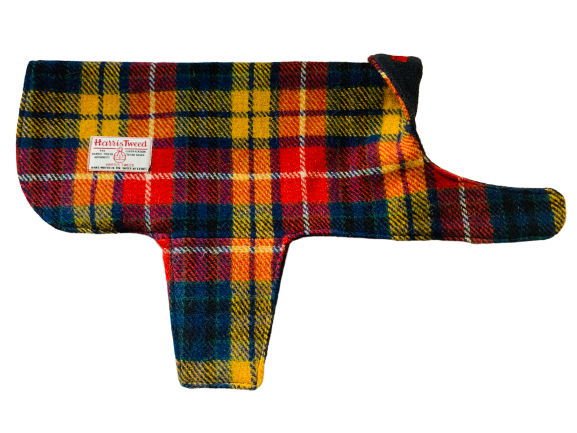 (Bute) Harris Tweed Dog Coat - Tartan - BOWZOS