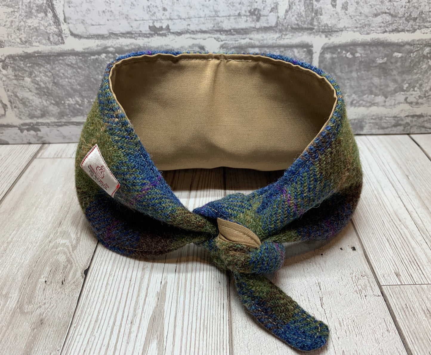 (Inverary) Scruffneck - Khaki/Blue Check - BOWZOS