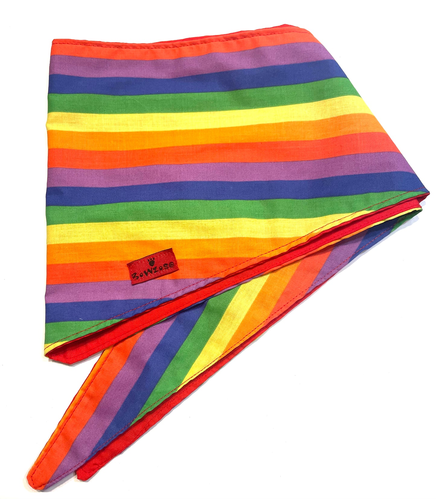 Pride Rainbow Dog Scarf
