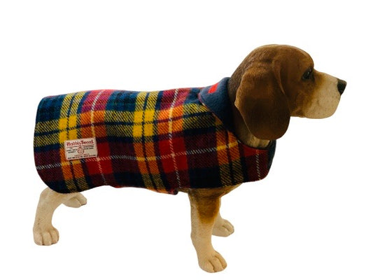 (Bute) Harris Tweed Dog Coat - Tartan - BOWZOS