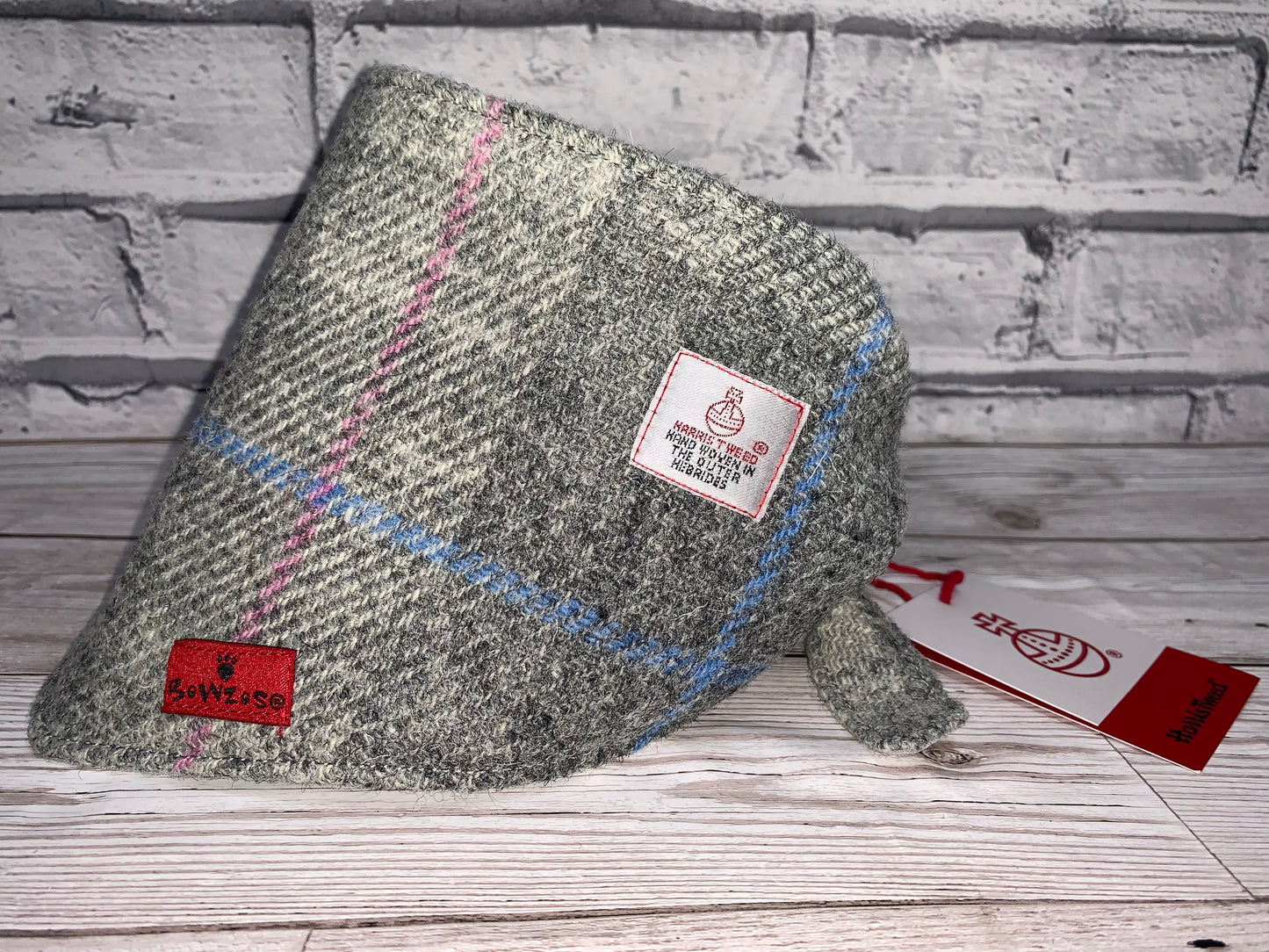 (Kyle) Scruffneck - Baby Grey Check - BOWZOS