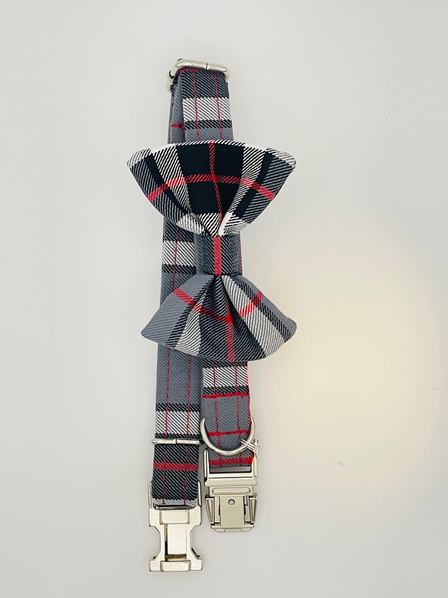 Bow Tie Collar - Thomson Grey Tartan