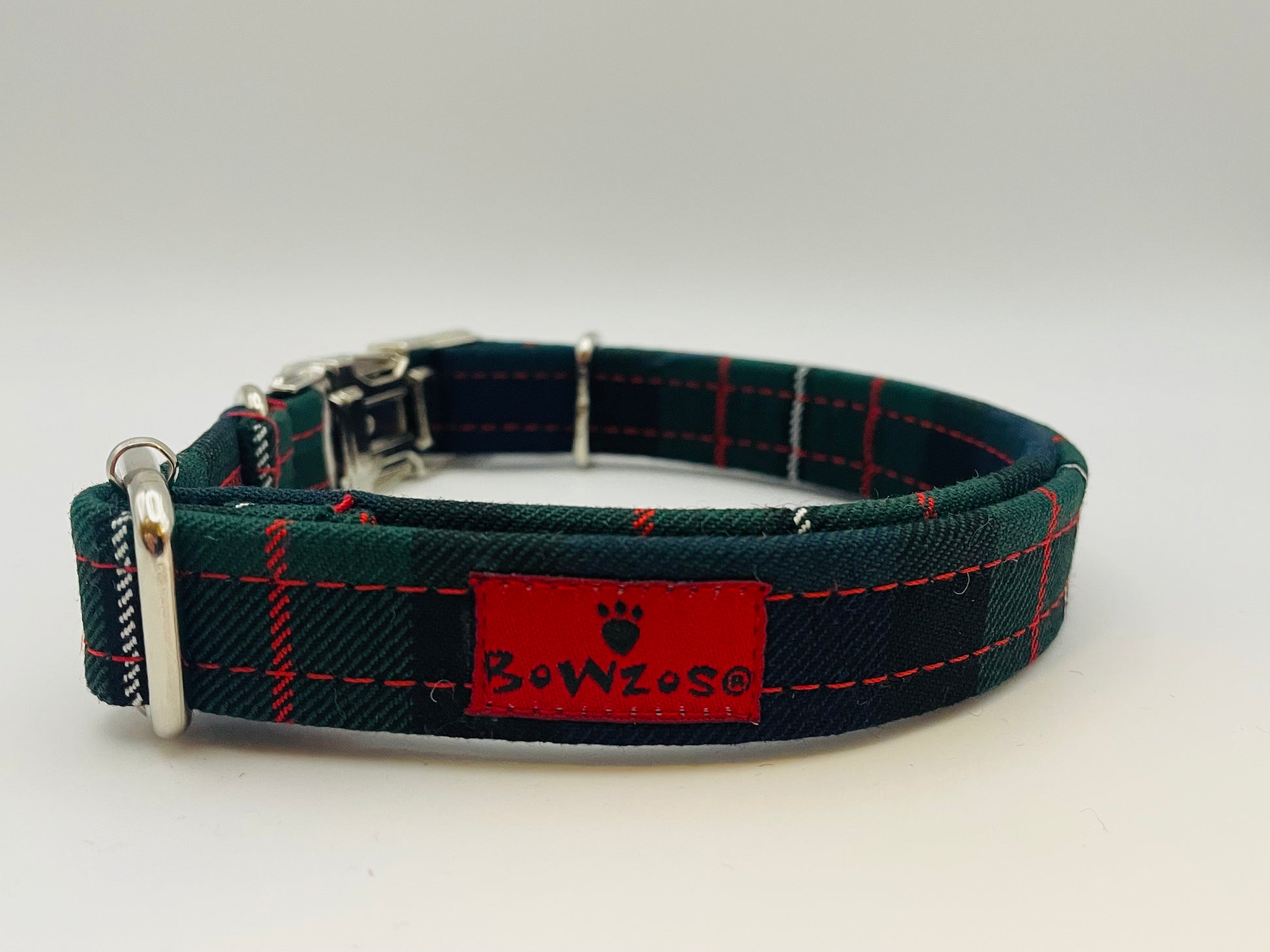 Dog Collar  - Ferguson Tartan - BOWZOS