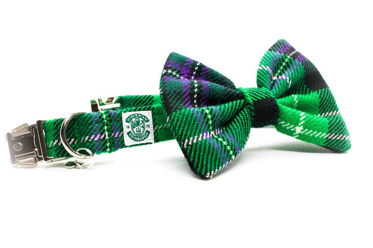 The Hibernian FC Bowzos Dog Bowtie Collar - BOWZOS