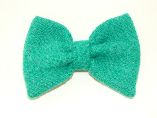 (Dalmahoy) Bowzos Bow - Harris Tweed Jade - BOWZOS