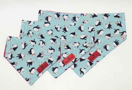 Penguin Print Christmas Bandana - BOWZOS