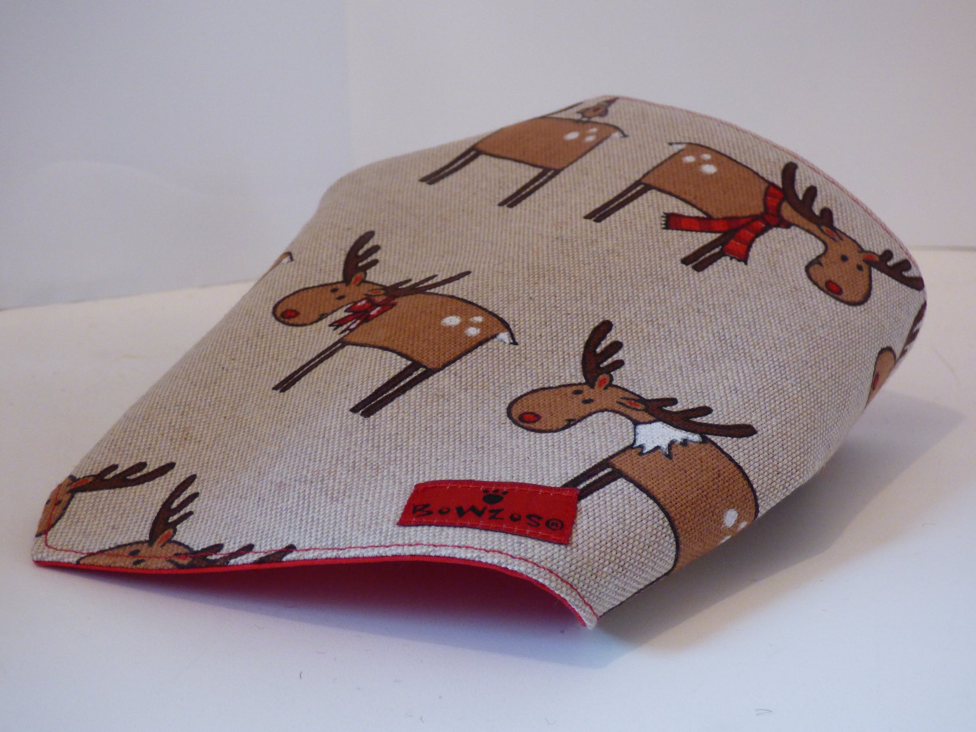 Rudolph Print Christmas Bandana Scarf - BOWZOS