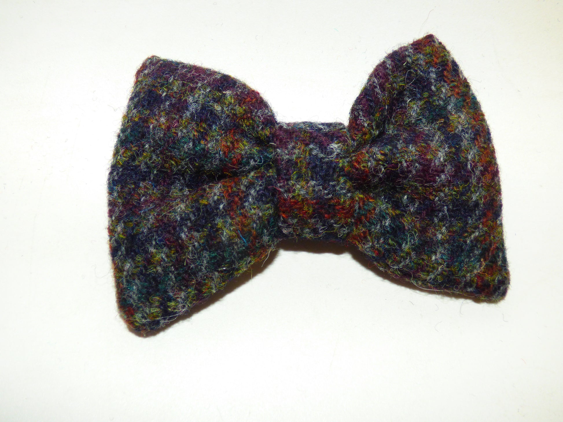 Bowzos Bow - Hector Harris Tweed Houndstooth - BOWZOS