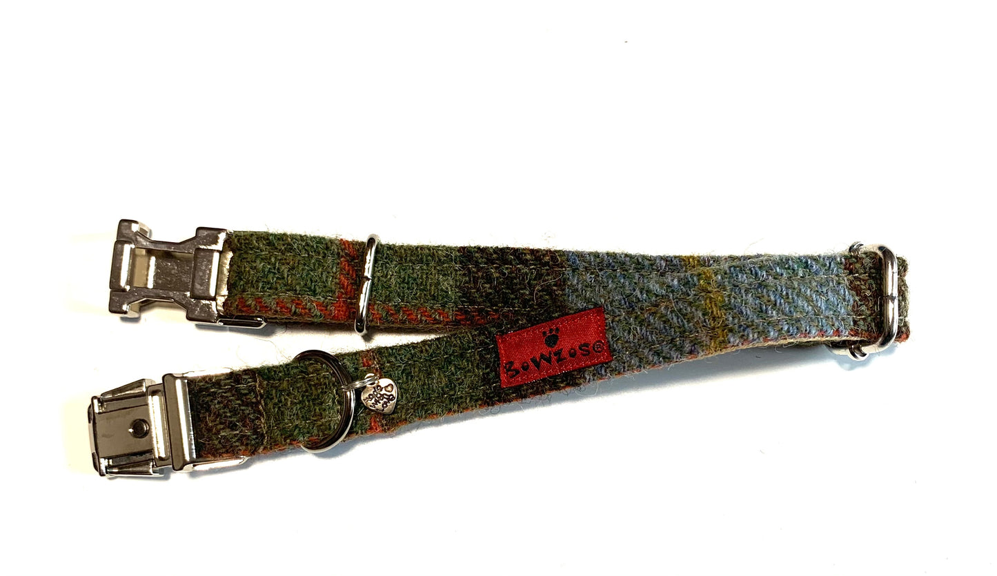 Harris Tweed® Dog Collar - MacLeod Tartan
