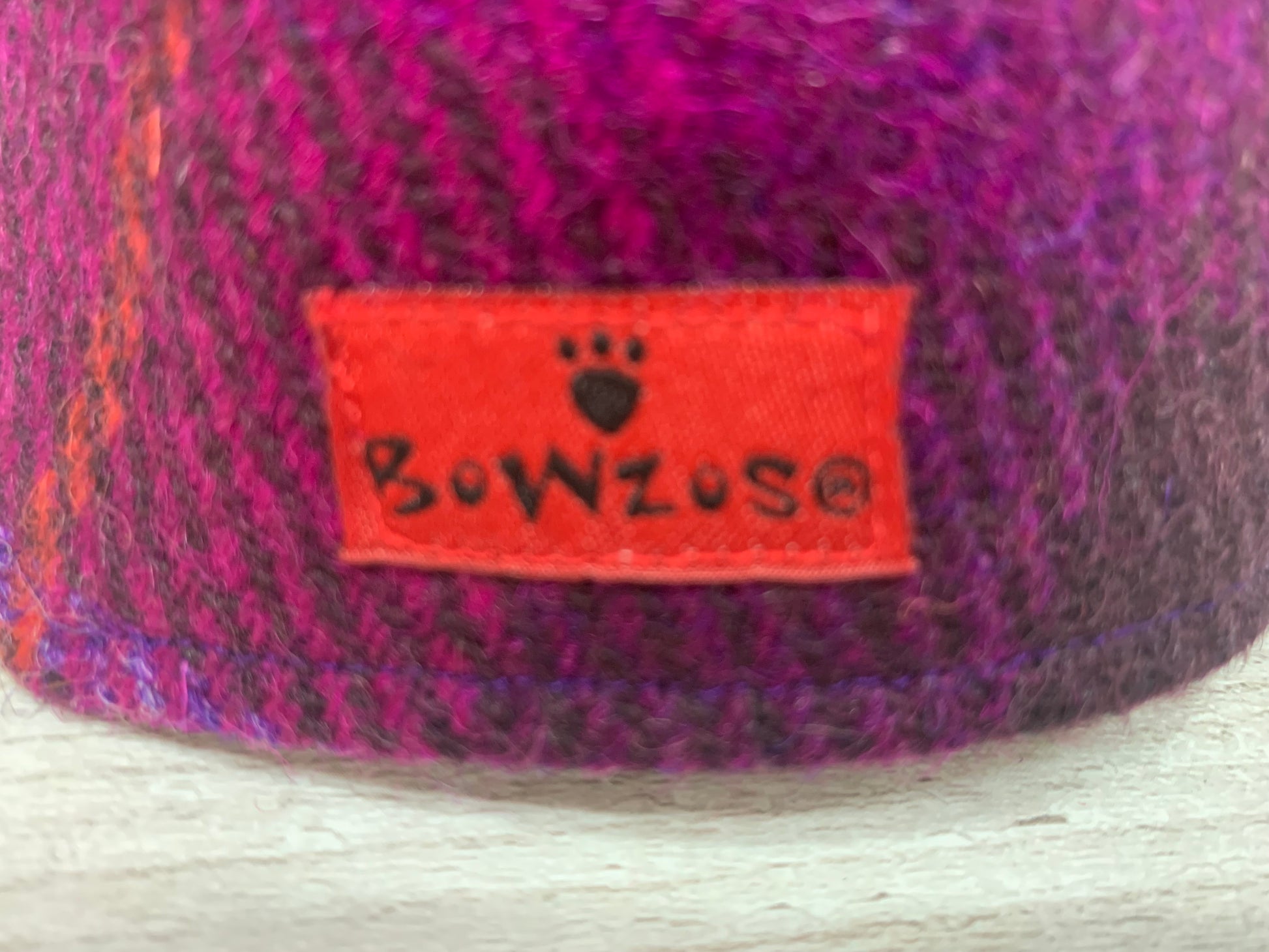 (Mull) Scruffneck - Fuschia Purple Check - BOWZOS