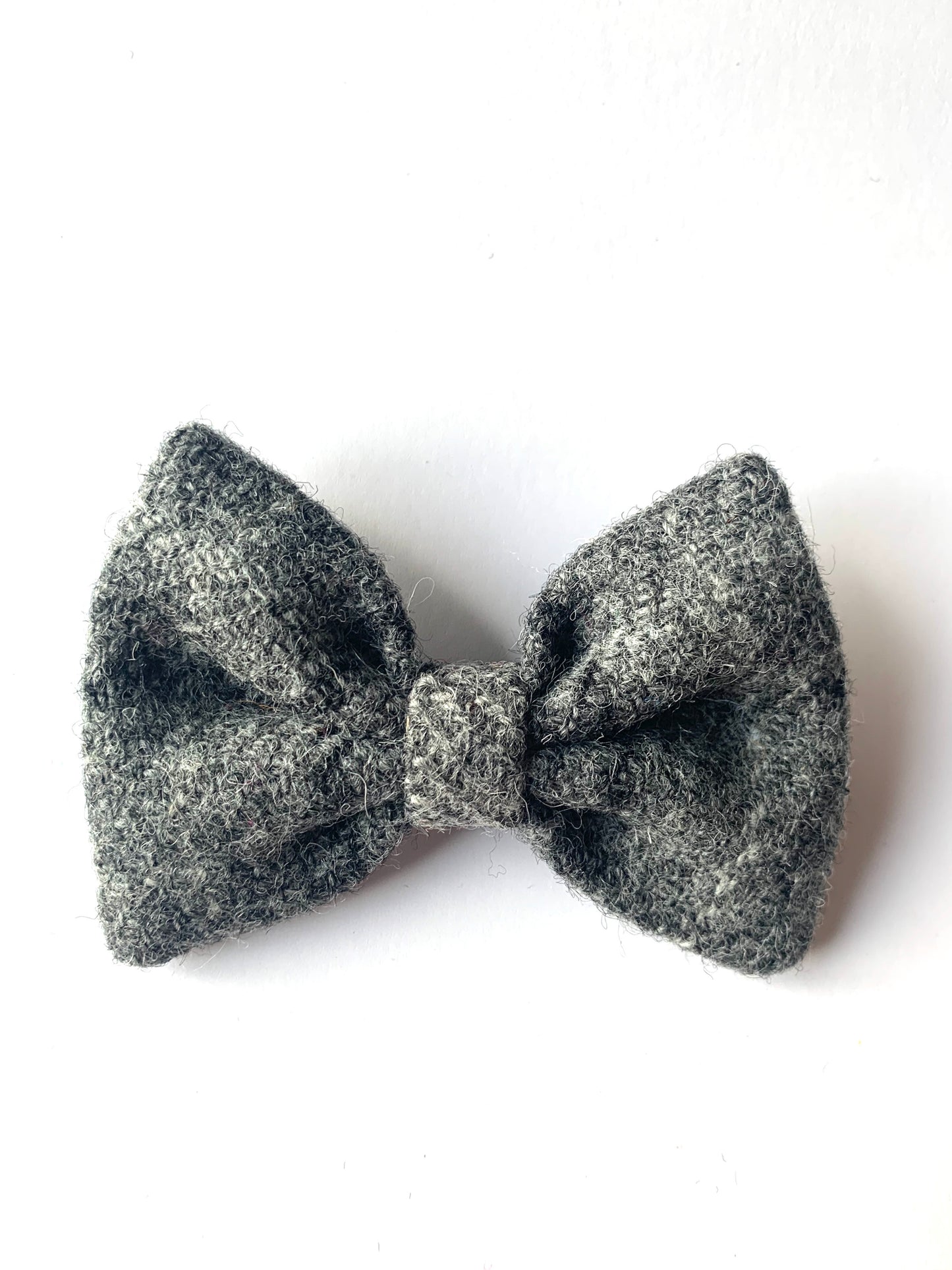(Greyfriars) Bowzos Bow - Harris Tweed® Grey Check