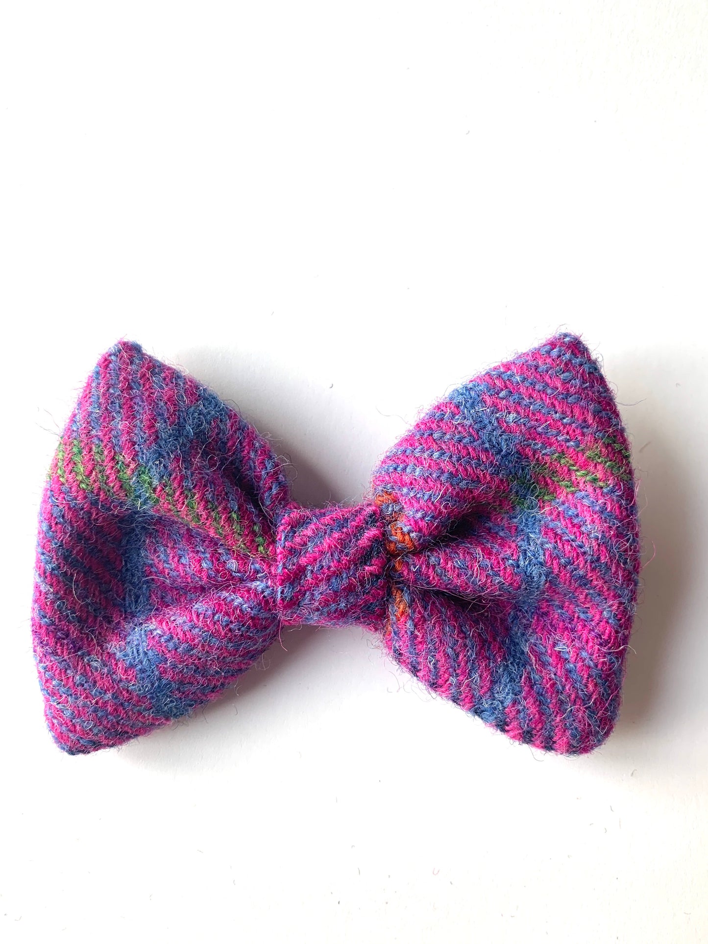 (Jura) Bowzos Bow - Harris Tweed® Purple Check
