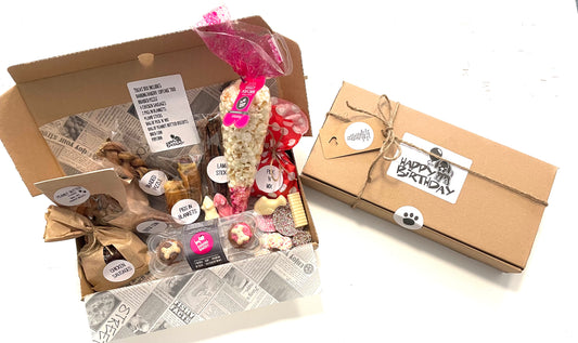 Bowzos Dog Treat Box - Birthday