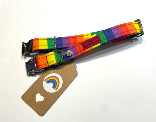 Bowzos Dog Collar - Pawride Rainbow
