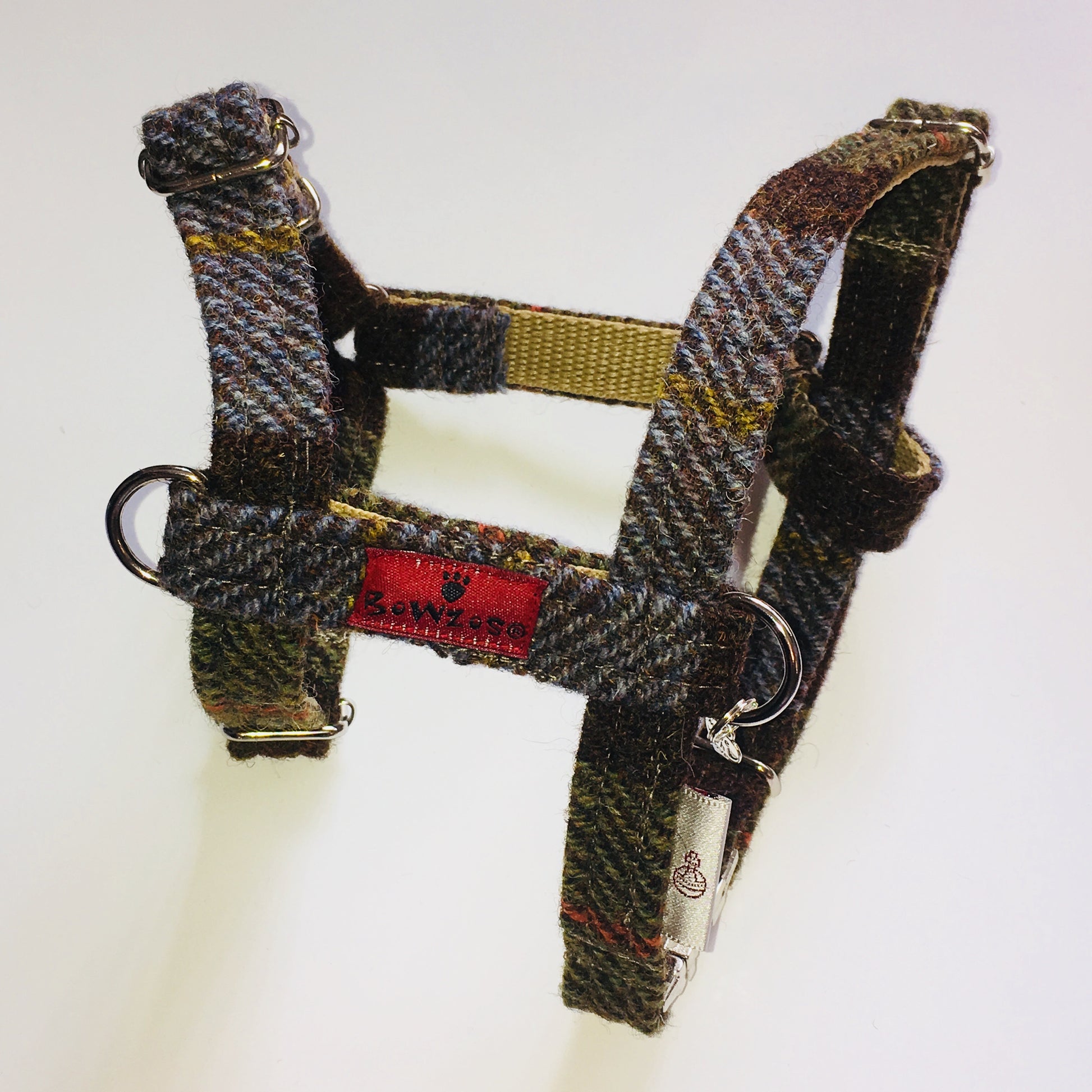 (MacLeod) Harris Tweed Harness - MacLeod Tartan - BOWZOS